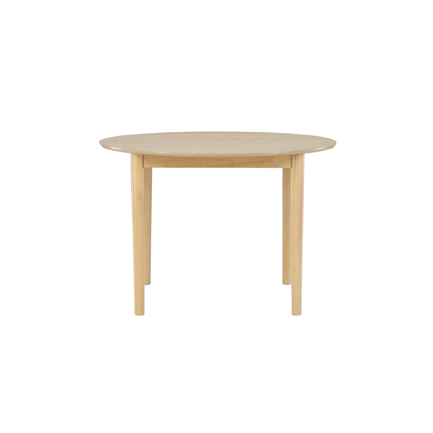 Esstisch Gilda ausziehbar Ø110-150cm - Cremeweiß-Esstische ausziehbar-Venture Home-le canapé