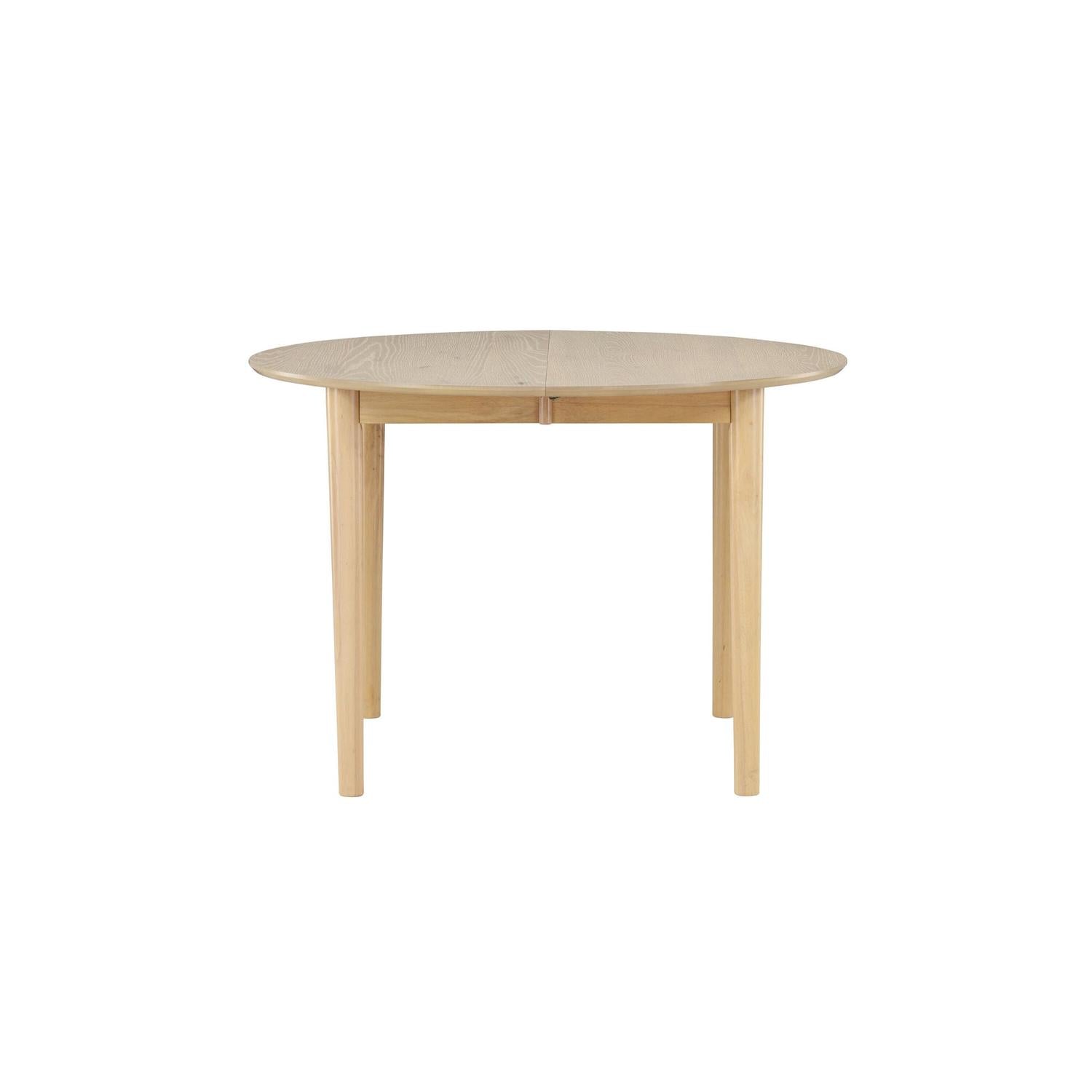 Esstisch Gilda ausziehbar Ø110-150cm - Cremeweiß-Esstische ausziehbar-Venture Home-le canapé