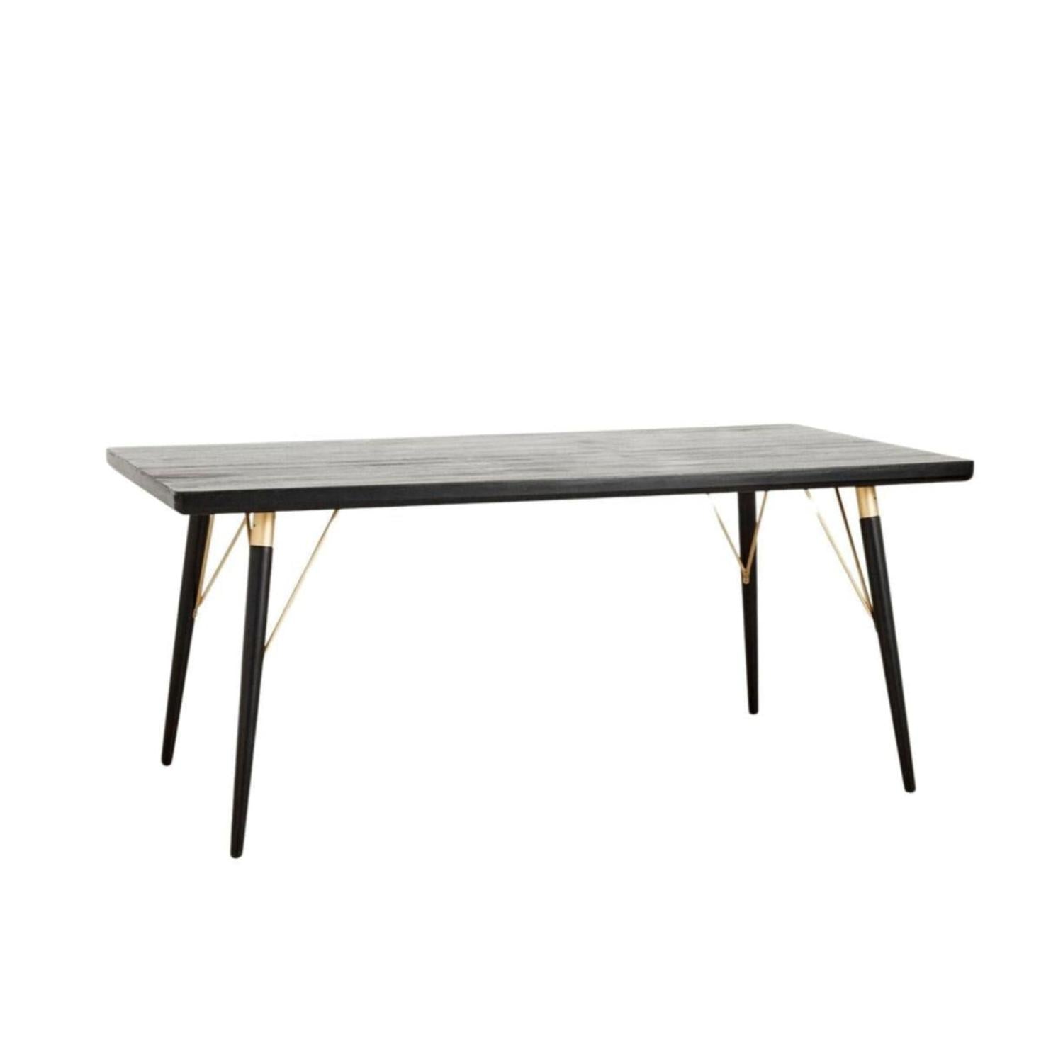 Esstisch Gloria 180cm - Schwarz-Esstische Rechteckig-Nordal A/S-le canapé