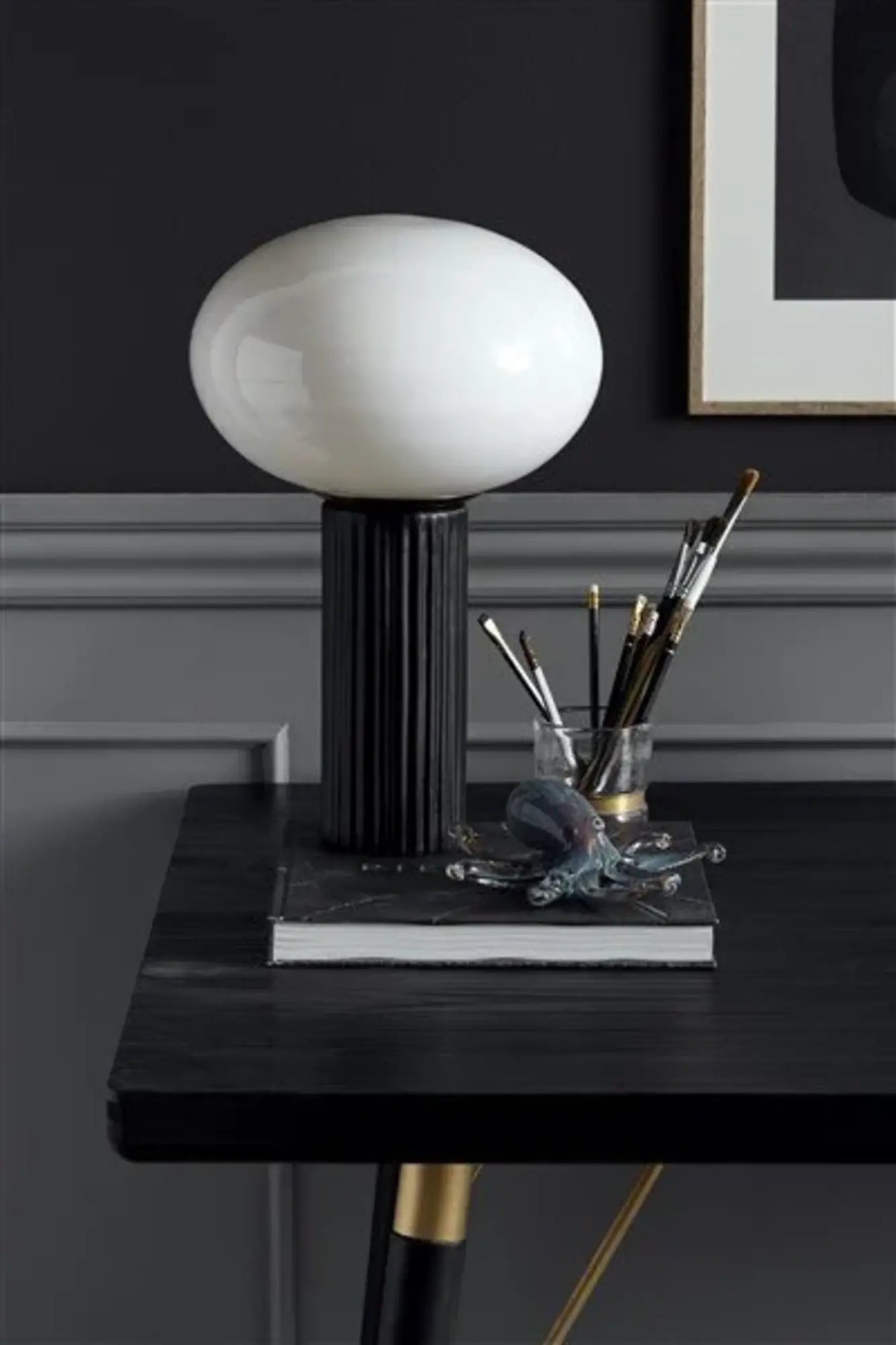 Esstisch Gloria 180cm - Schwarz-Esstische Rechteckig-Nordal A/S-le canapé