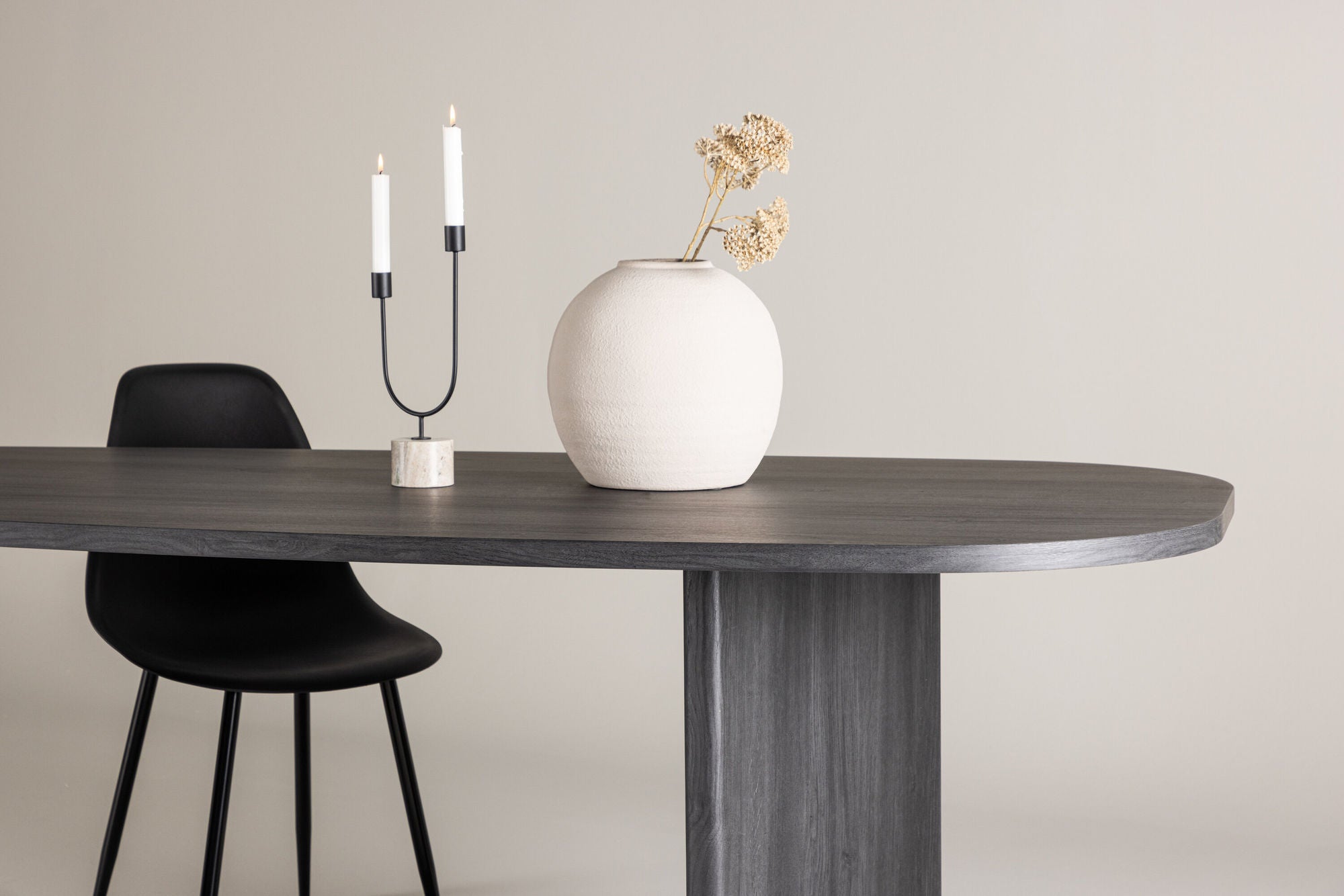 Esstisch Grönvik Oval 220*100cm - Schwarz-Esstisch Oval-Venture Home-le canapé