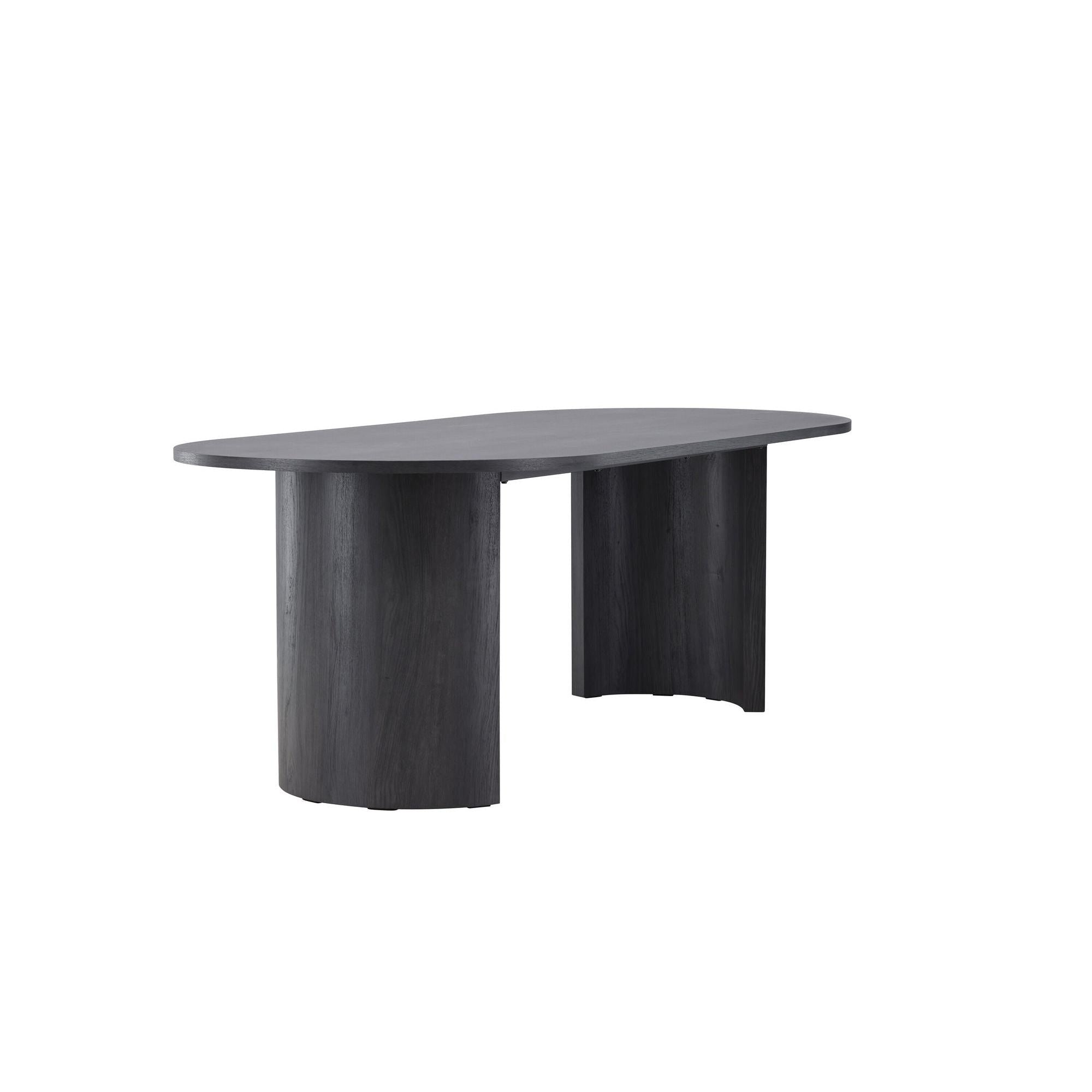 Esstisch Grundsund 100x220 - Schwarz (FSC 100%)Esstisch