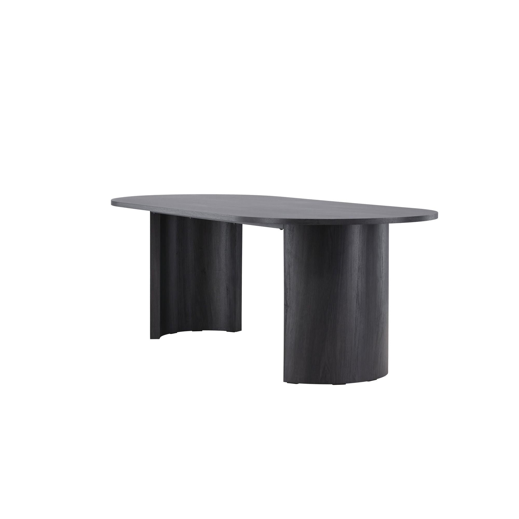 Esstisch Grundsund 100x220 - Schwarz (FSC 100%)Esstisch