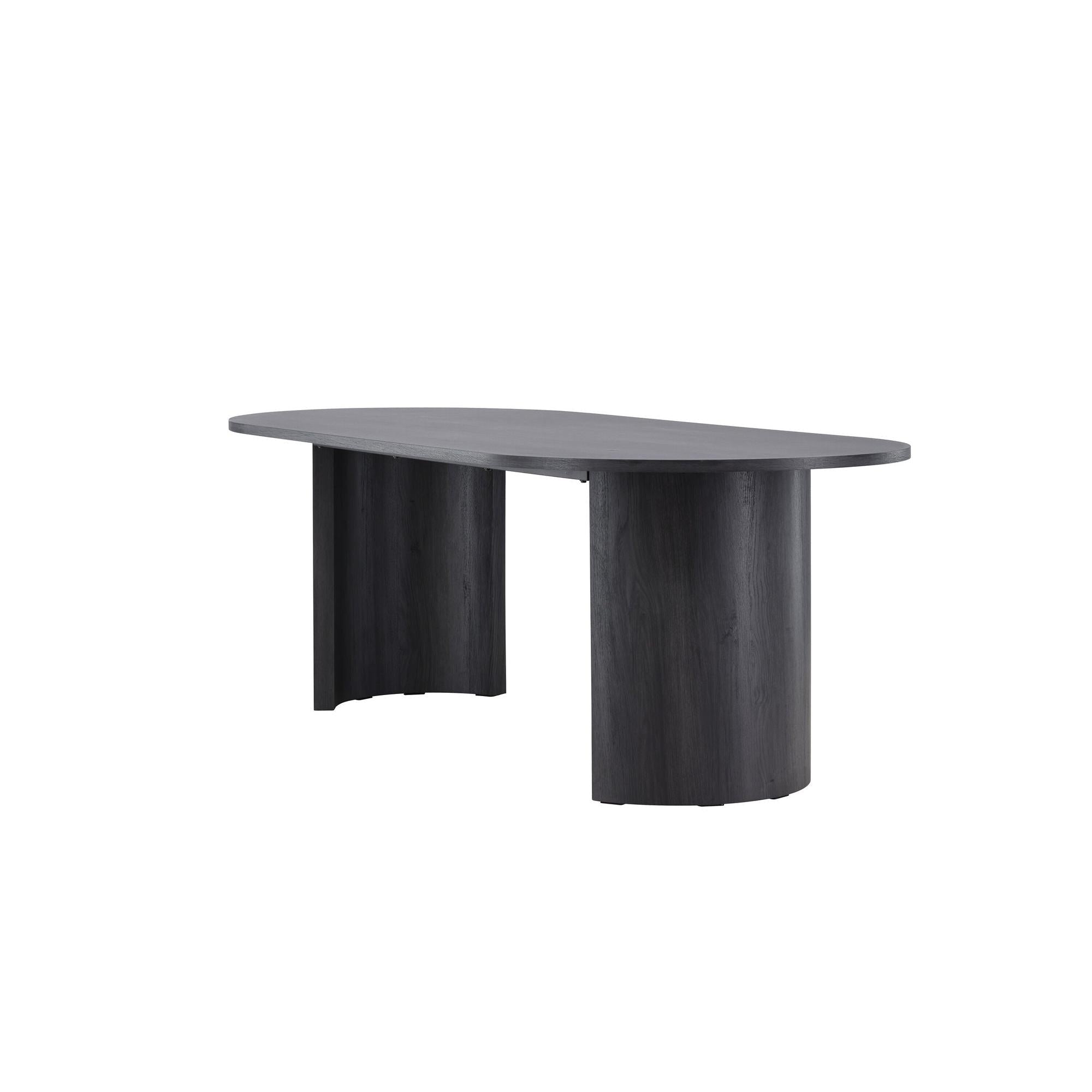Esstisch Grundsund 100x220 - Schwarz (FSC 100%)Esstisch