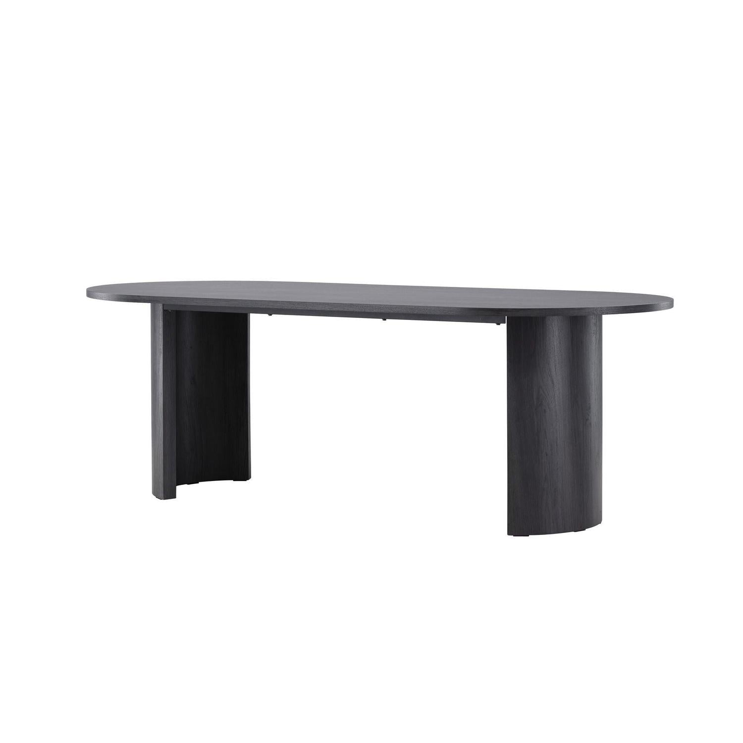 Esstisch Grundsund 220*100cm - Schwarz-Esstische Oval-Vind-le canapé