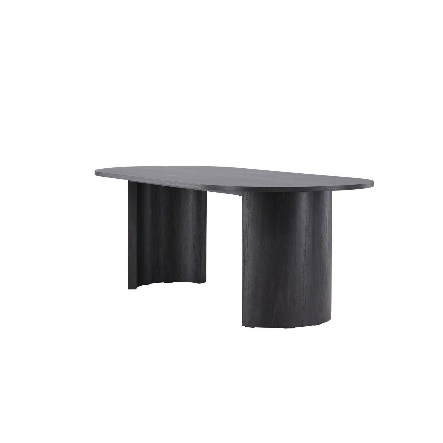 Esstisch Grundsund 220*100cm - Schwarz-Esstische Oval-Vind-le canapé