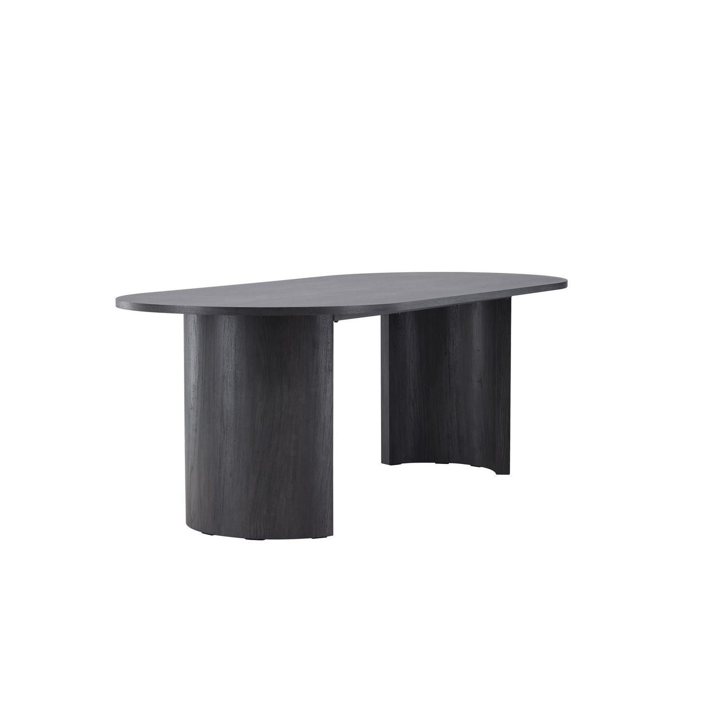 Esstisch Grundsund 220*100cm - Schwarz-Esstische Oval-Vind-le canapé