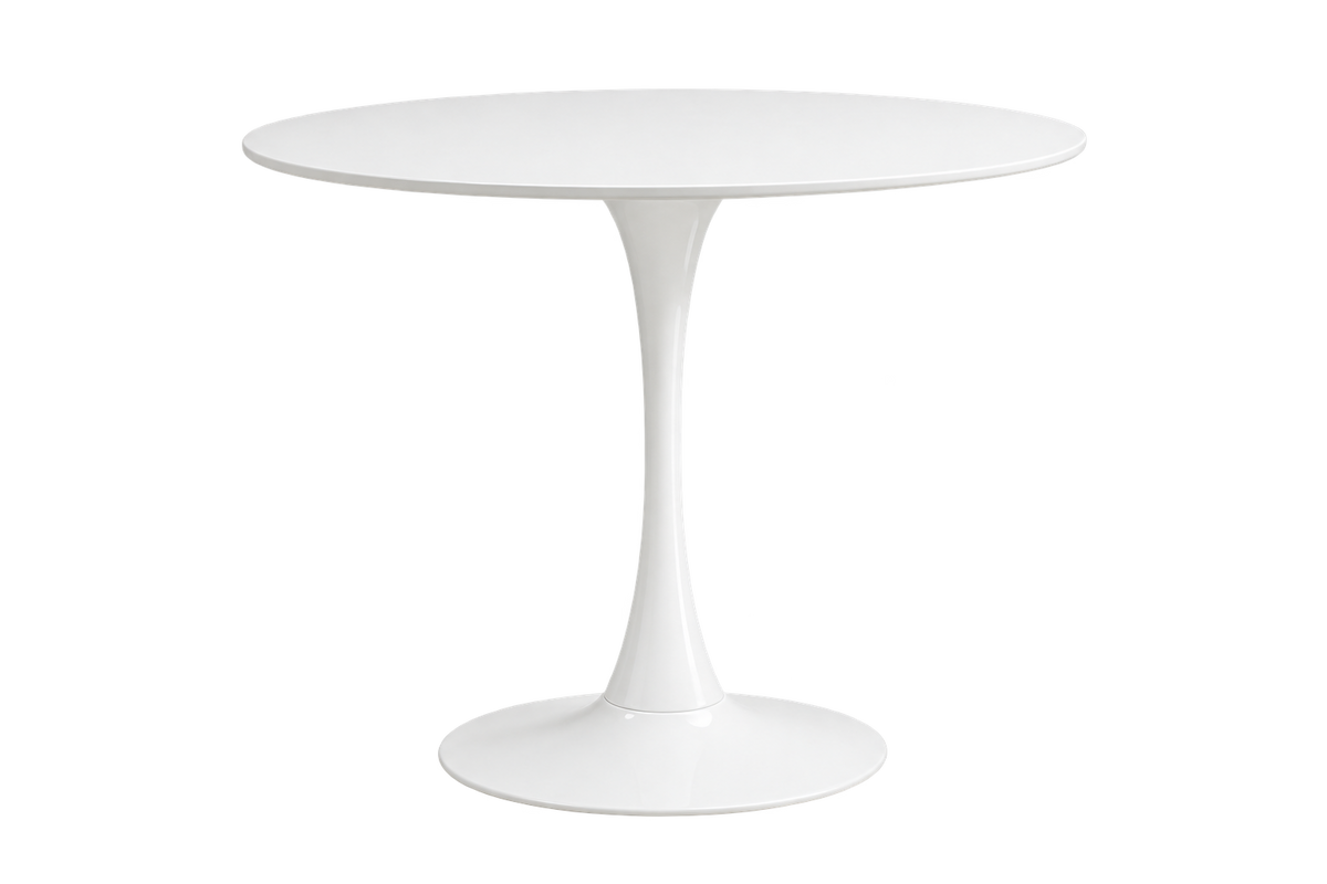 Esstisch Hamden Ø80cm - Weiß-Esstische Rund-Venture Home-le canapé