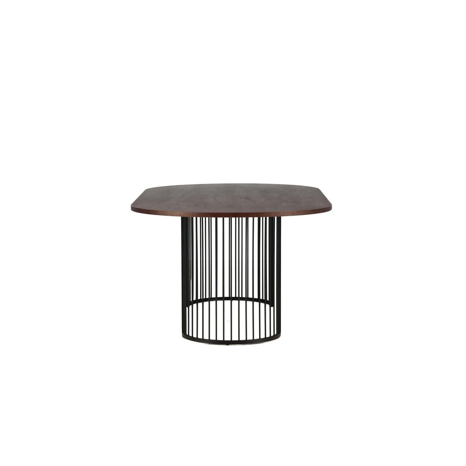Esstisch Hamneskär 220cm - Walnuß-Esstisch Oval-Vind-le canapé