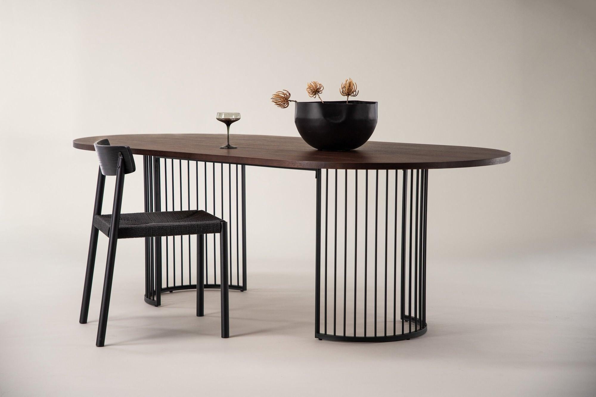Esstisch Hamneskär 220cm - Walnuß-Esstisch Oval-Vind-le canapé