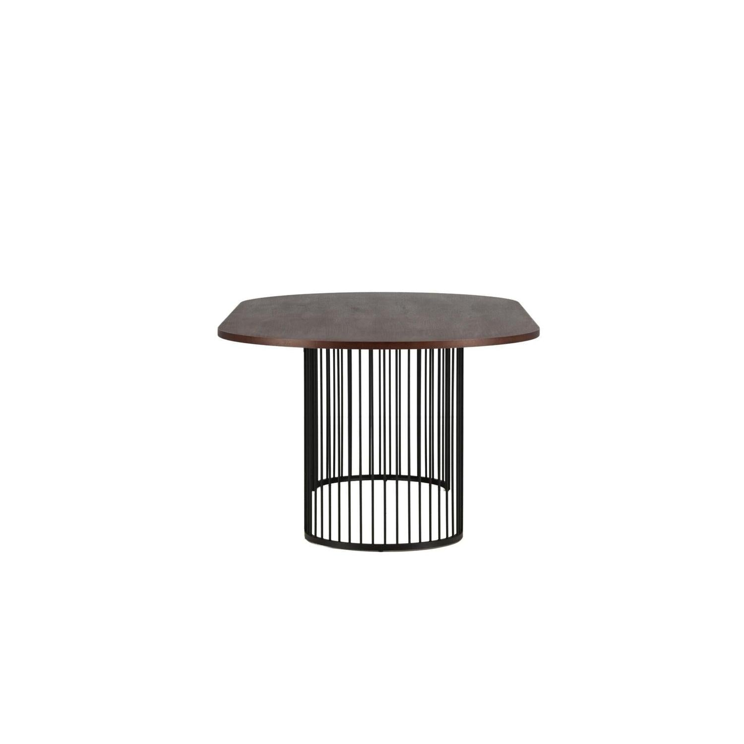 Esstisch Hamneskär 220cm - Walnuß-Esstisch Oval-Vind-le canapé