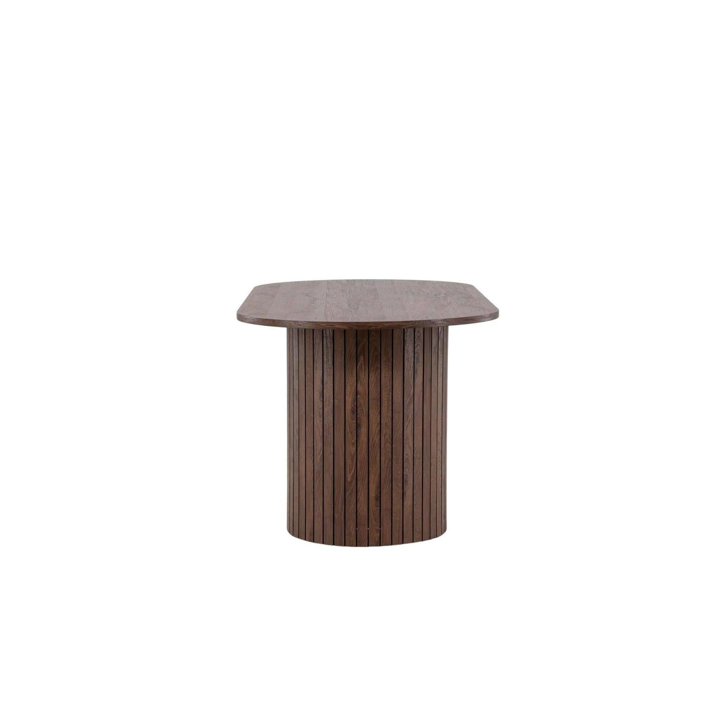 Esstisch Härön 200*90cm - Mokka-Esstische Oval-Venture Home-le canapé