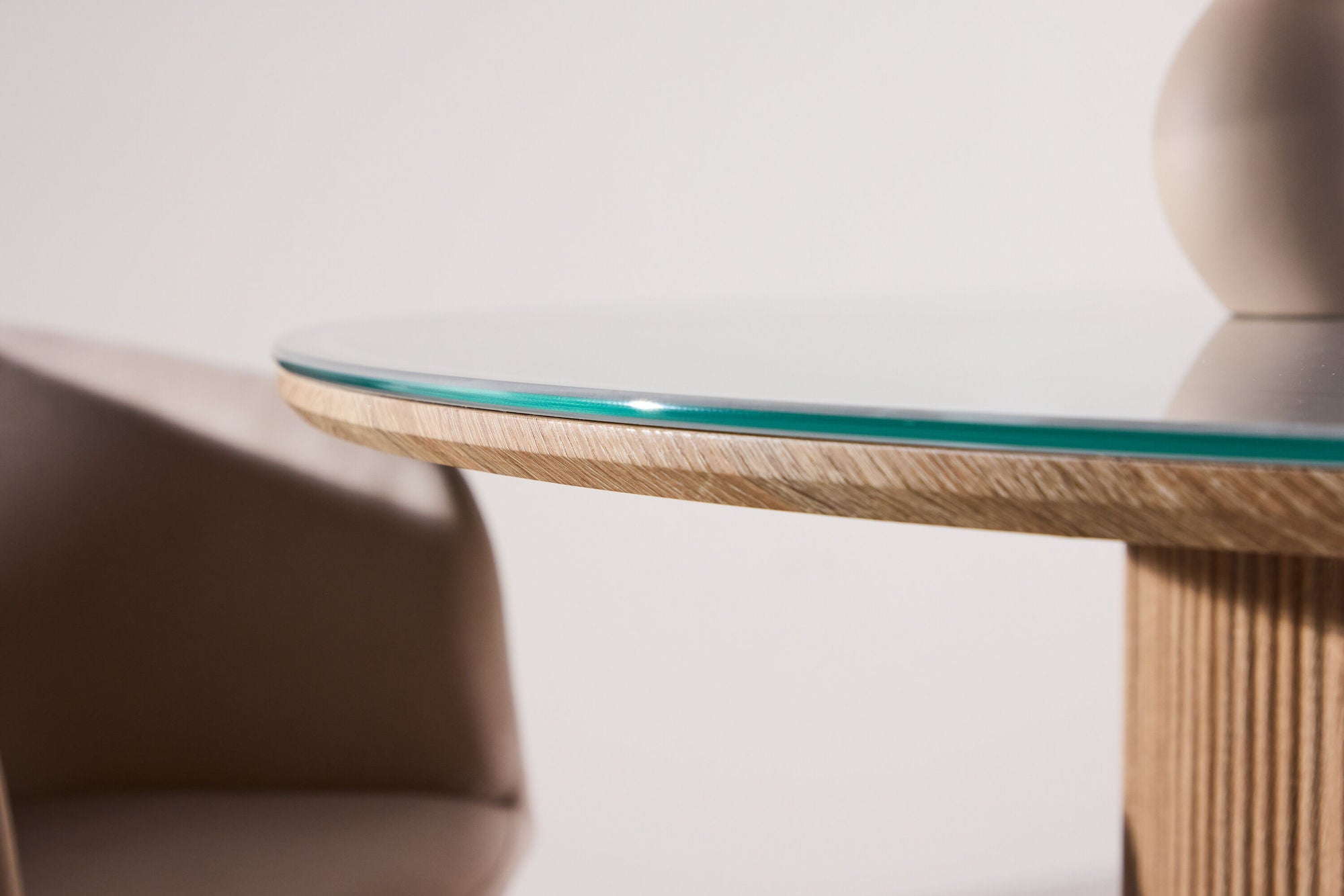Esstisch Härön Ø120cm - Natur / Cremweiß-Esstisch Rund-Vind-le canapé