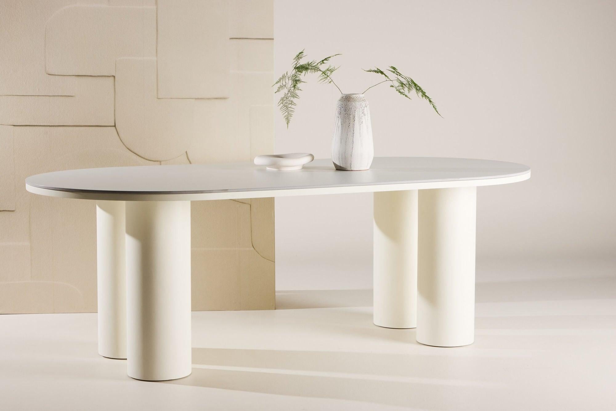 Esstisch Havstenssund Oval 220*110cm - Sinterstein Optik-Esstische Oval-Vind-le canapé