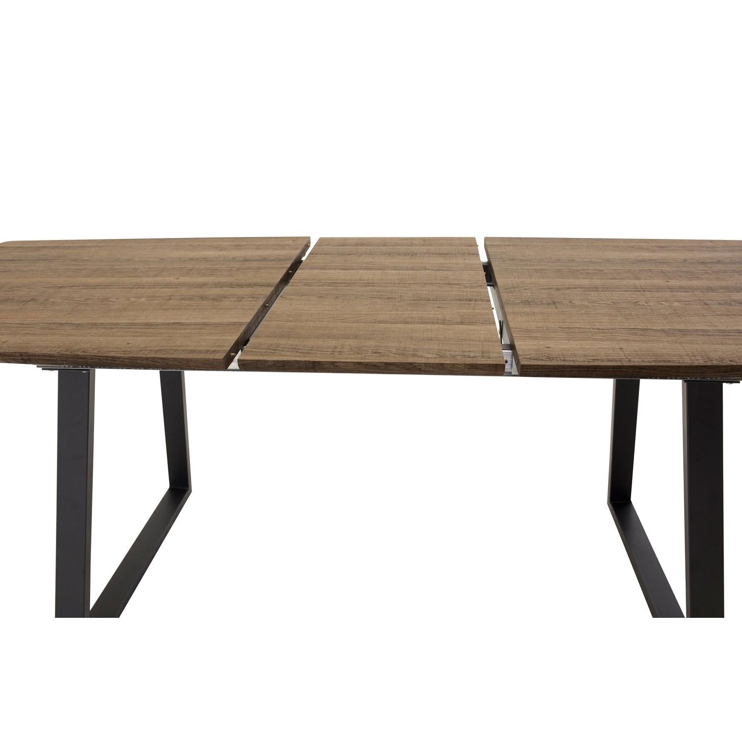 Esstisch Inca ausziehbar 160-200cm - Eiche Braun-Esstisch ausziehbar-Venture Home-le canapé