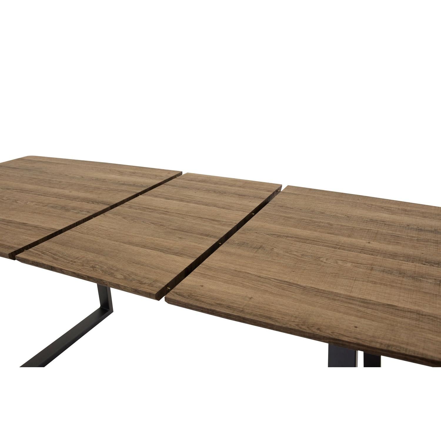 Esstisch Inca ausziehbar 160-200cm - Eiche Braun-Esstische ausziehbar-Venture Home-le canapé