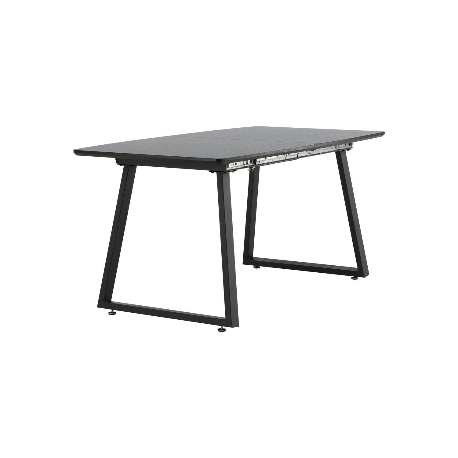 Esstisch Inca ausziehbar 160-200cm - Eiche Schwarz-Esstische ausziehbar-Venture Home-le canapé
