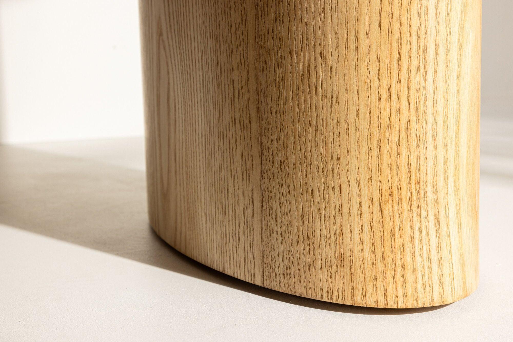 Esstisch Isolde 180*90cm - Hellbraun-Esstisch Oval-Venture Home-le canapé