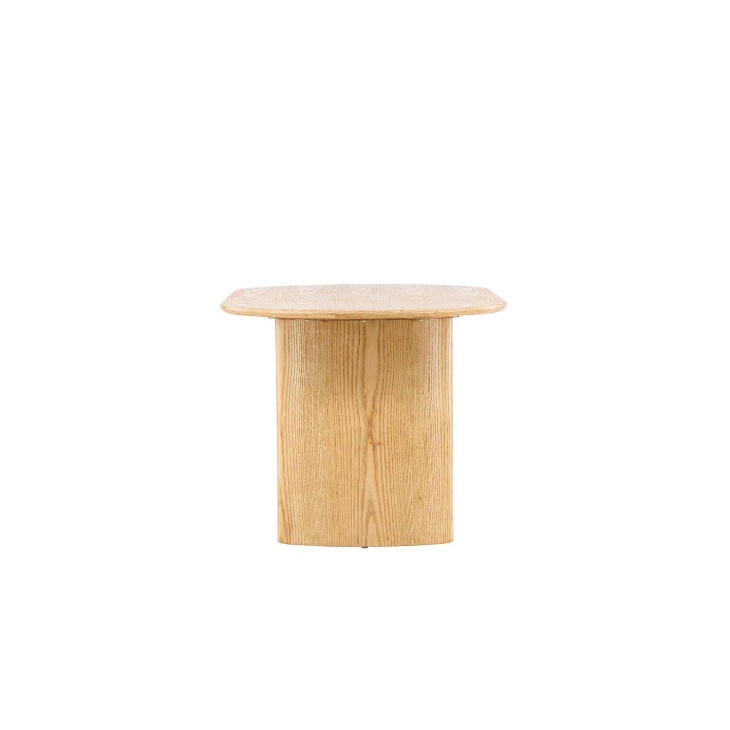 Esstisch Isolde 180*90cm - Hellbraun-Esstische Oval-Venture Home-le canapé