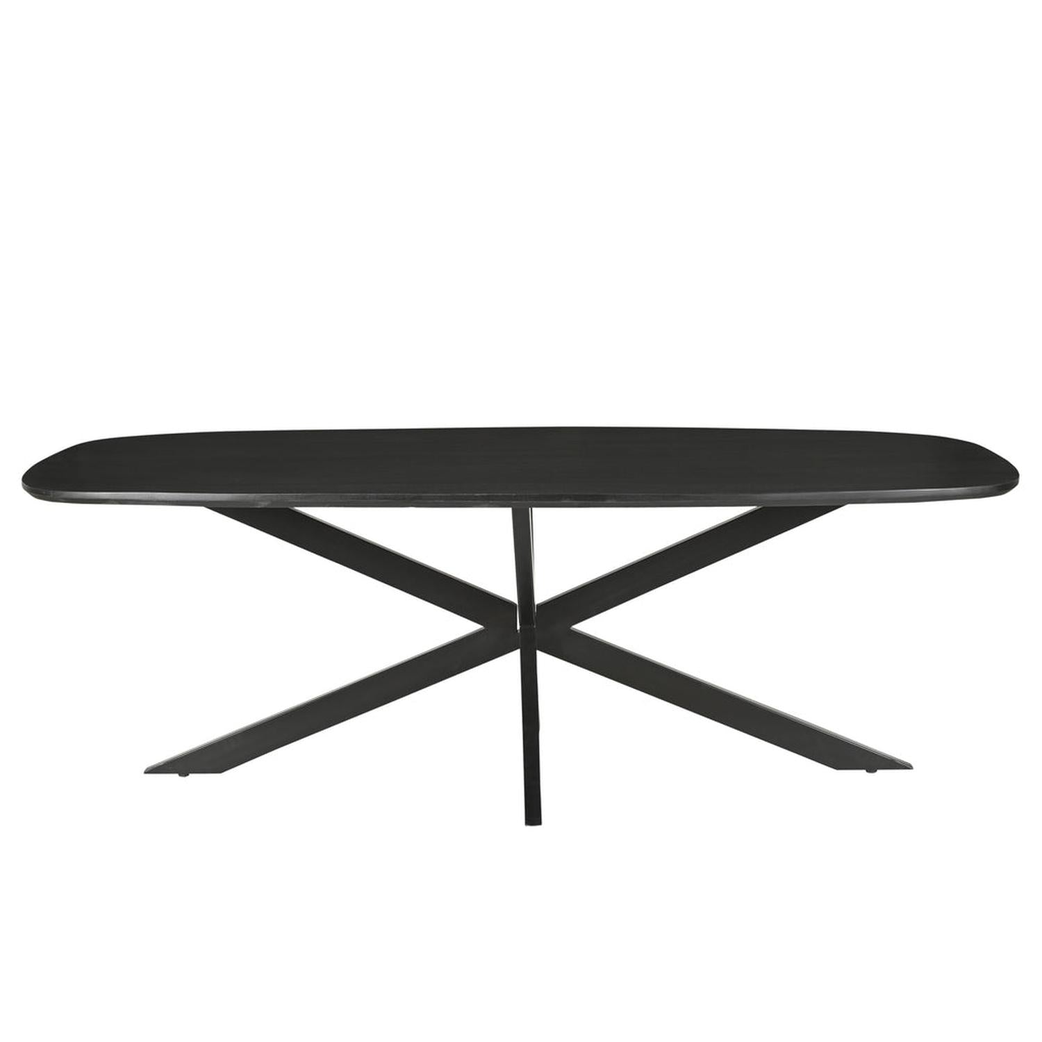 Esstisch Jesper Oval 180*100cm - Schwarz-Esstisch Oval-Livingfurn-le canapé