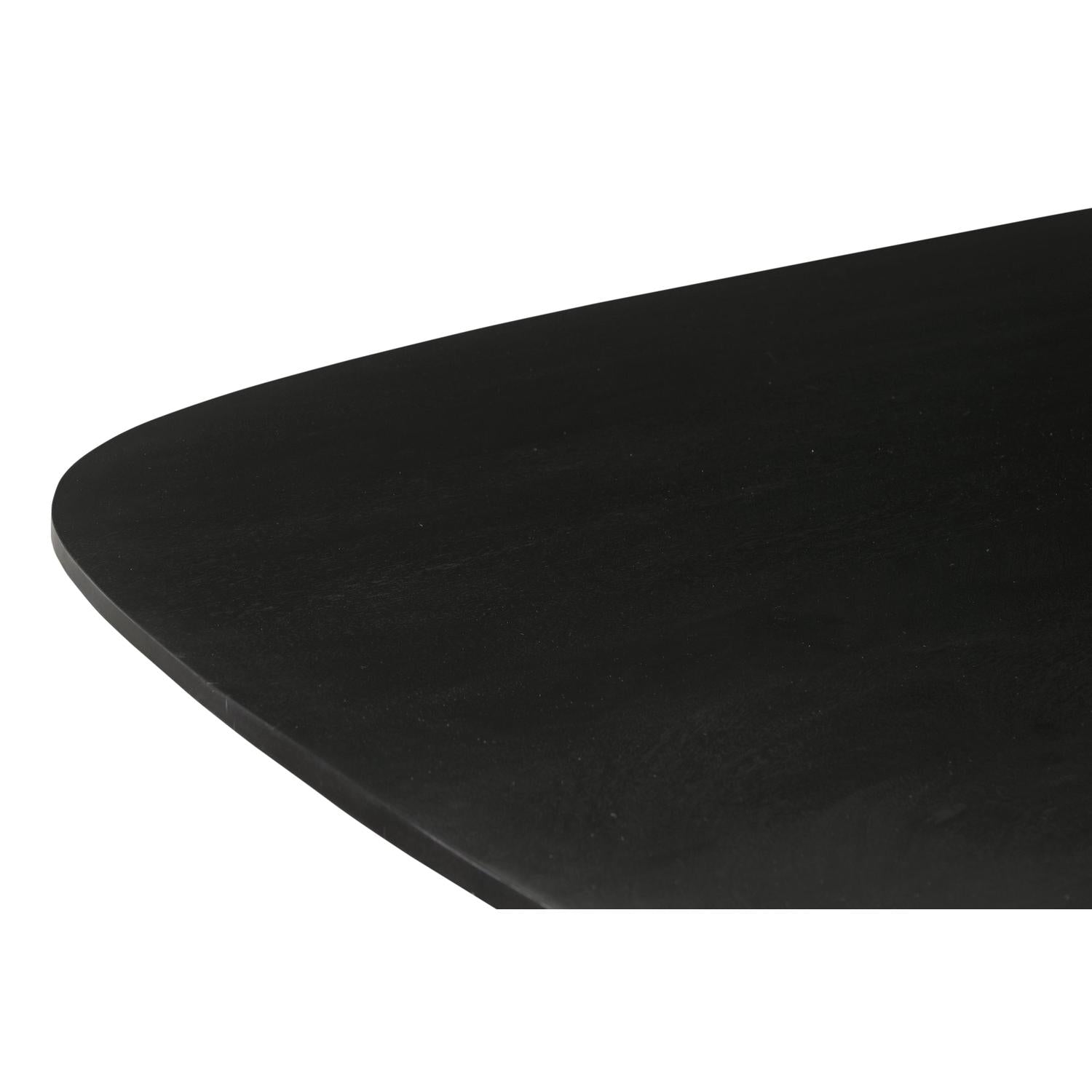 Esstisch Jesper Oval 180*100cm - Schwarz-Esstische Oval-Livingfurn-le canapé