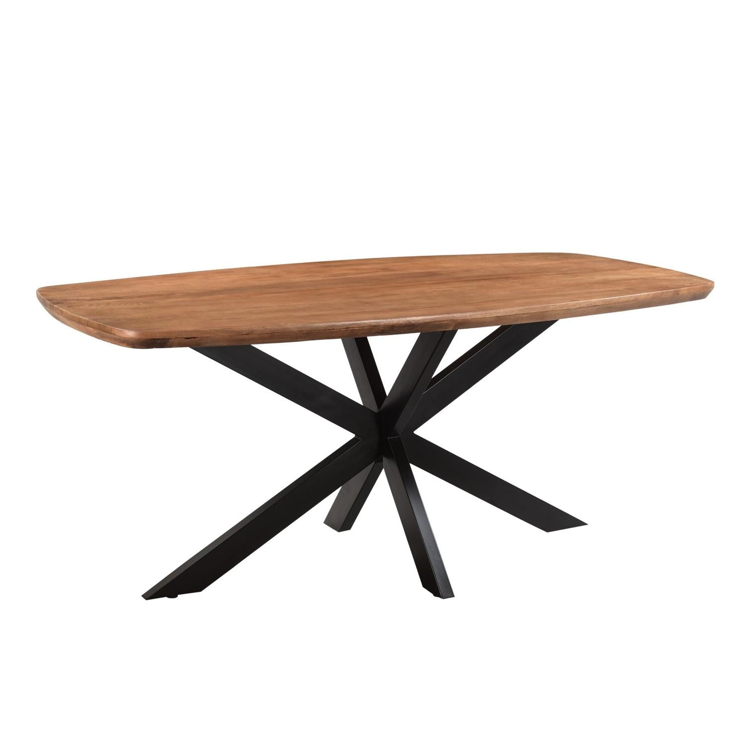 Esstisch Jesper Oval 180*90cm - Braun-Esstische Oval-Livingfurn-le canapé