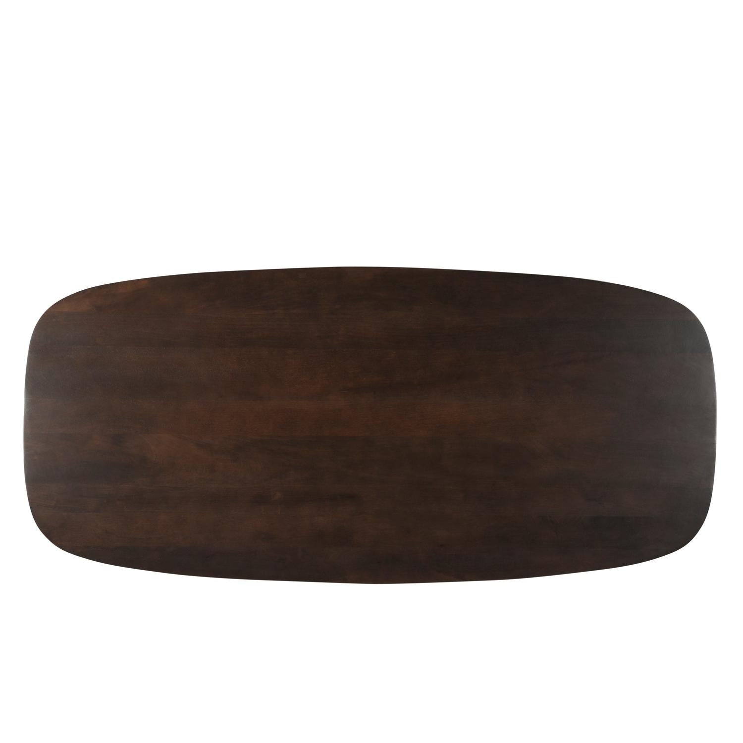Esstisch Jesper Oval 210*100cm - Dunkelbraun-Esstische Oval-Livingfurn-le canapé