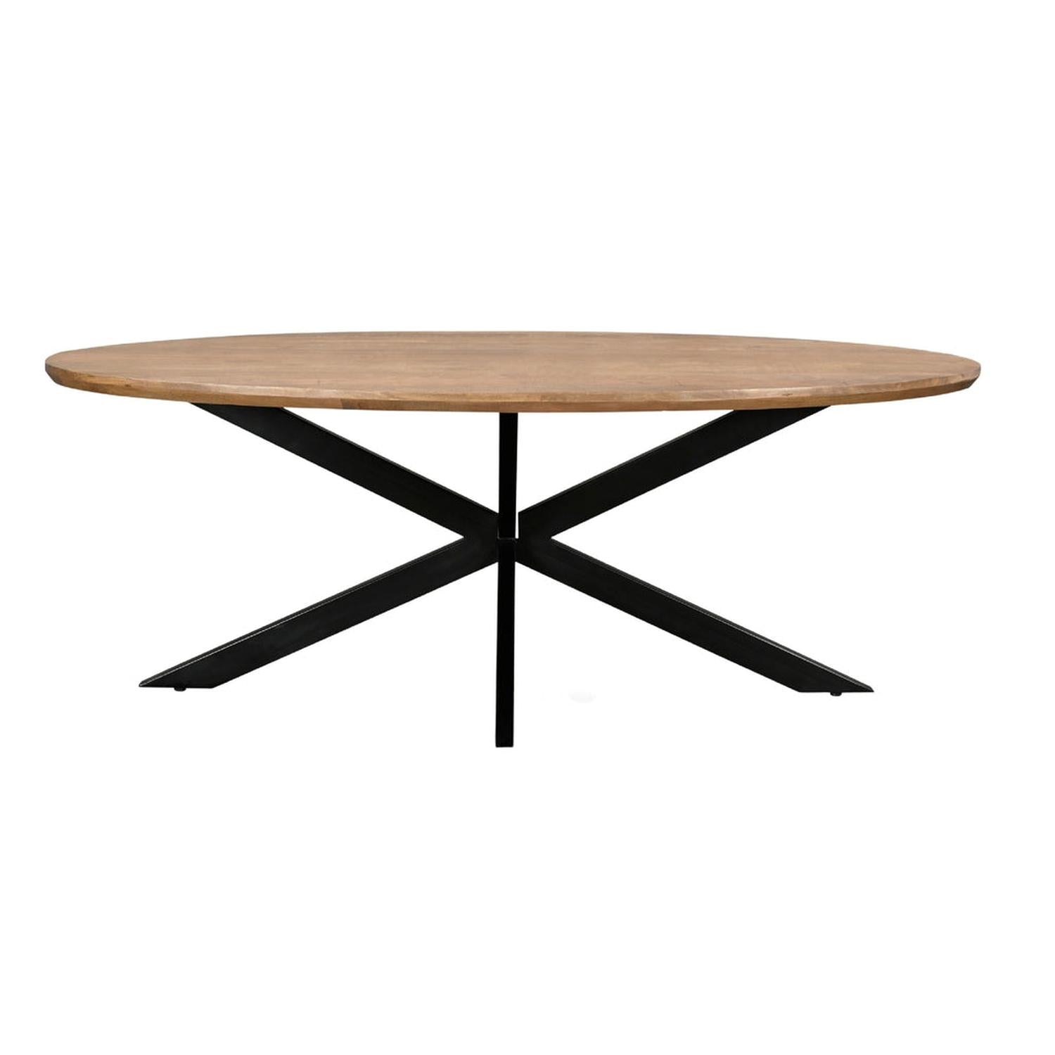 Esstisch Jesper Oval 210cm - Hellbraun-Esstisch Oval-Livingfurn-le canapé