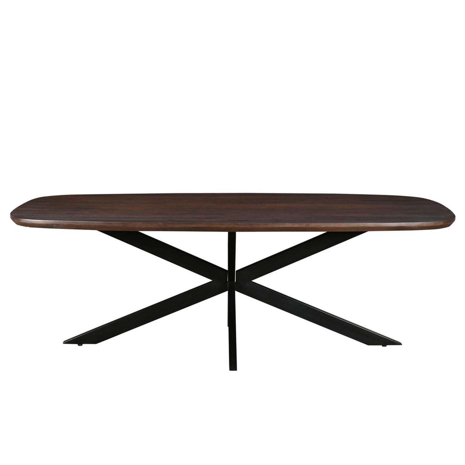 Esstisch Jesper Oval 230*105cm - Dunkelbraun-Esstische Oval-Livingfurn-le canapé