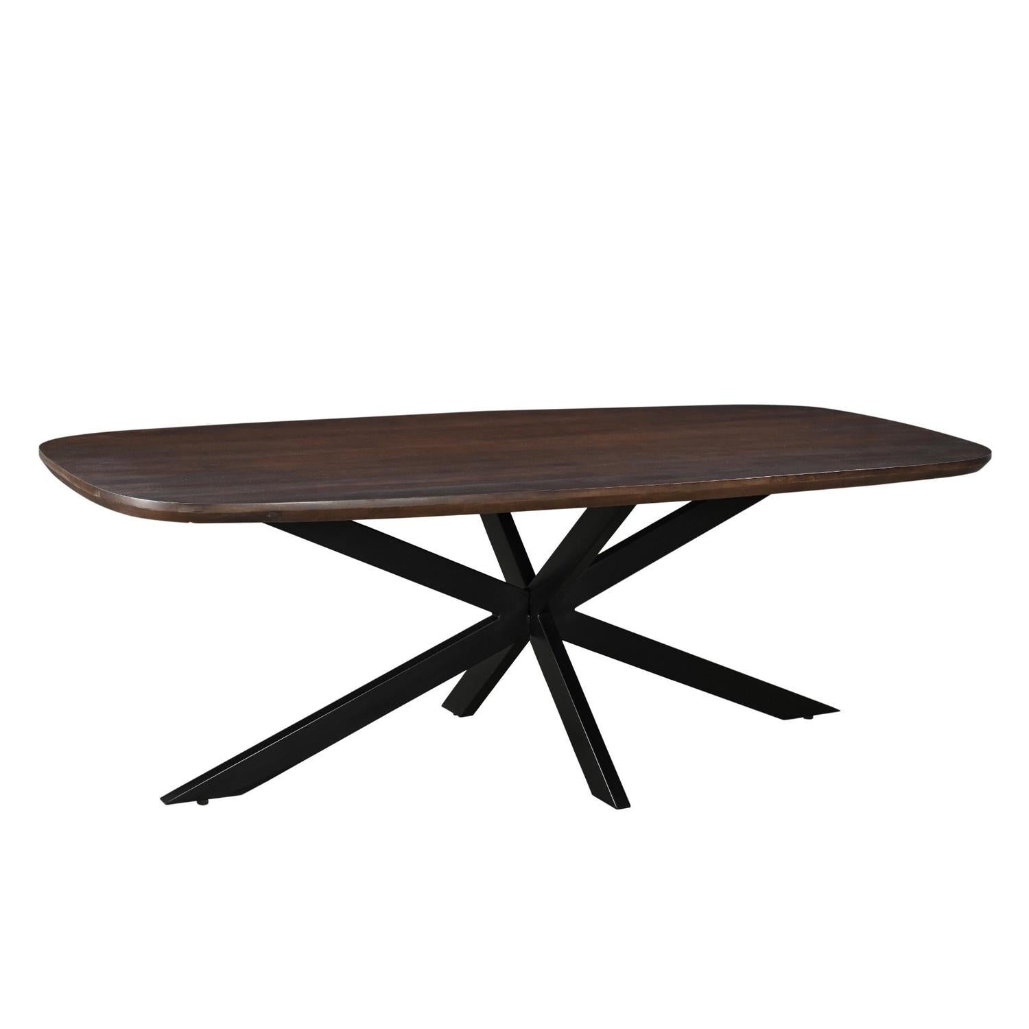 Esstisch Jesper Oval 230*105cm - Dunkelbraun-Esstische Oval-Livingfurn-le canapé