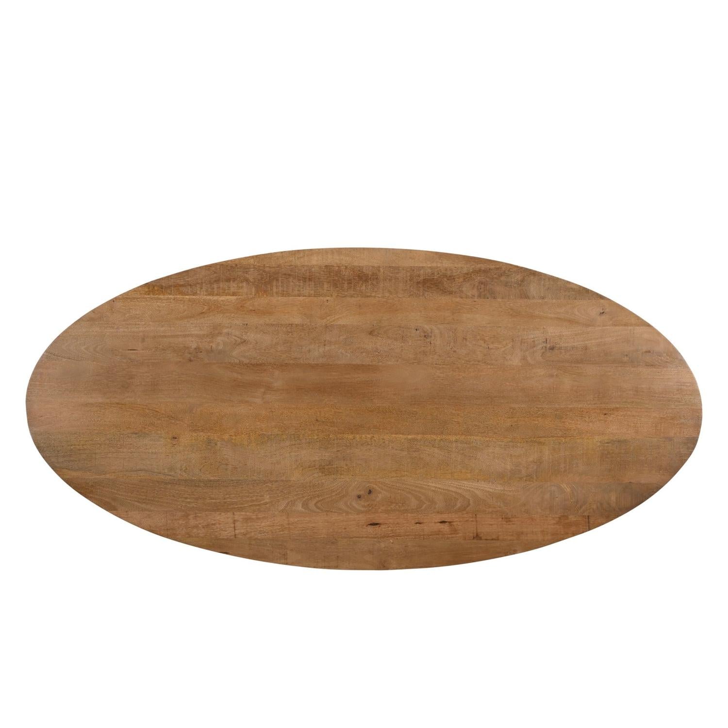 Esstisch Jesper Oval 240cm - Hellbraun-Esstisch Oval-Livingfurn-le canapé
