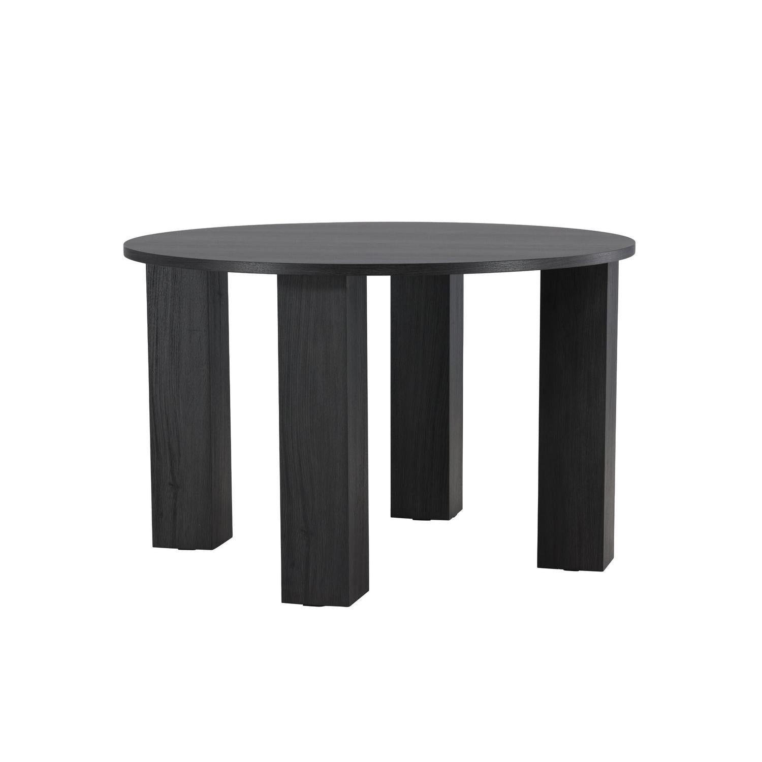 Esstisch Juno Ø120cm - Schwarz-Esstisch Rund-Venture Home-le canapé