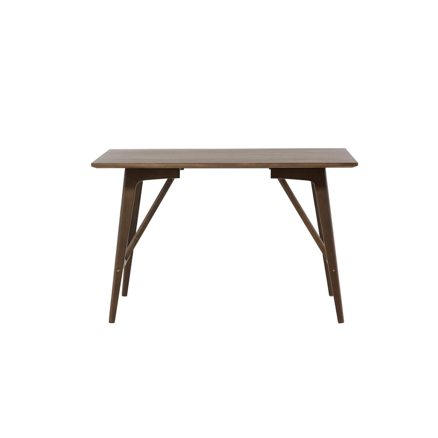 Esstisch Kaseidon 120cm - Dunkelbraun-Esstische Rechteckig-Venture Home-le canapé