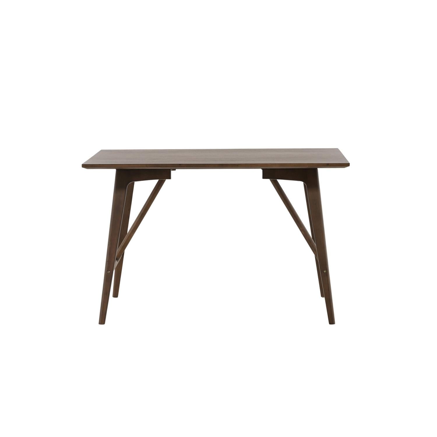 Esstisch Kaseidon 120cm - Dunkelbraun-Esstische Rechteckig-Venture Home-le canapé