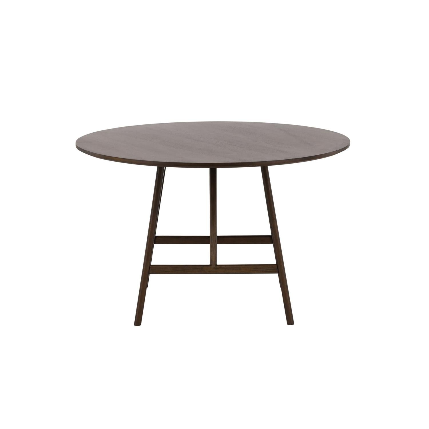 Esstisch Kaseidon Ø100cm - Dunkelbraun-Esstische Rund-Venture Home-le canapé