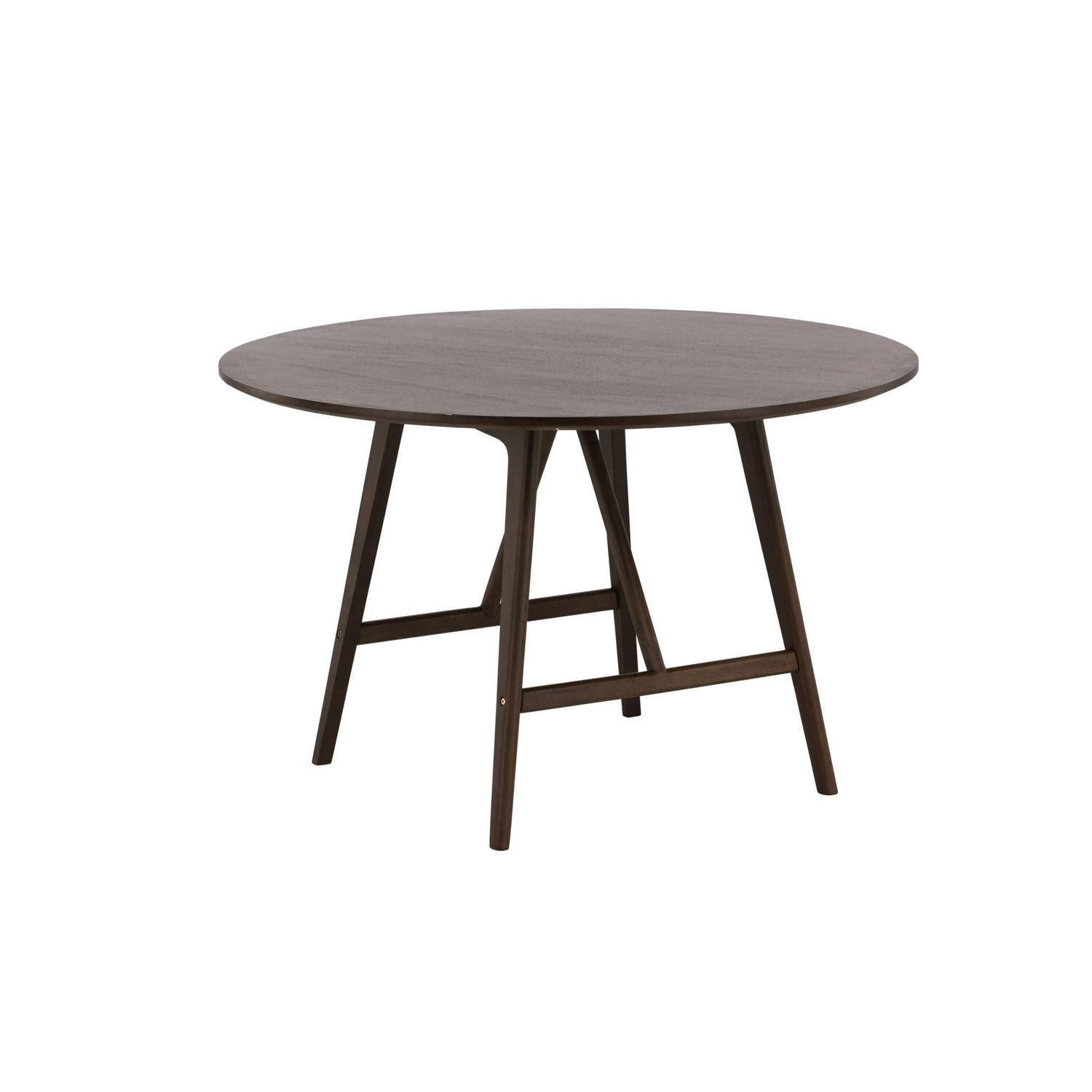 Esstisch Kaseidon Ø100cm - Dunkelbraun-Esstische Rund-Venture Home-le canapé