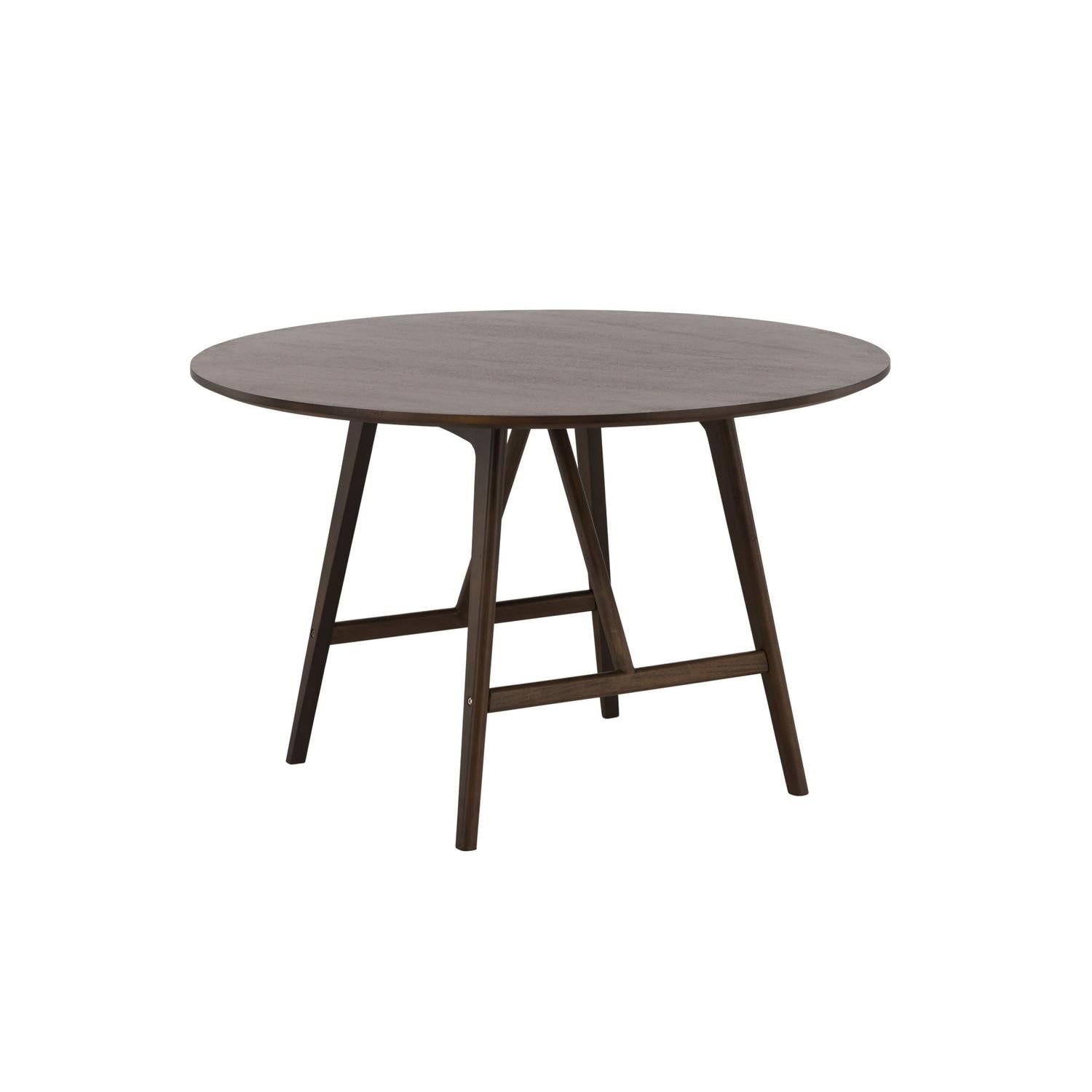 Esstisch Kaseidon Ø100cm - Dunkelbraun-Esstische Rund-Venture Home-le canapé