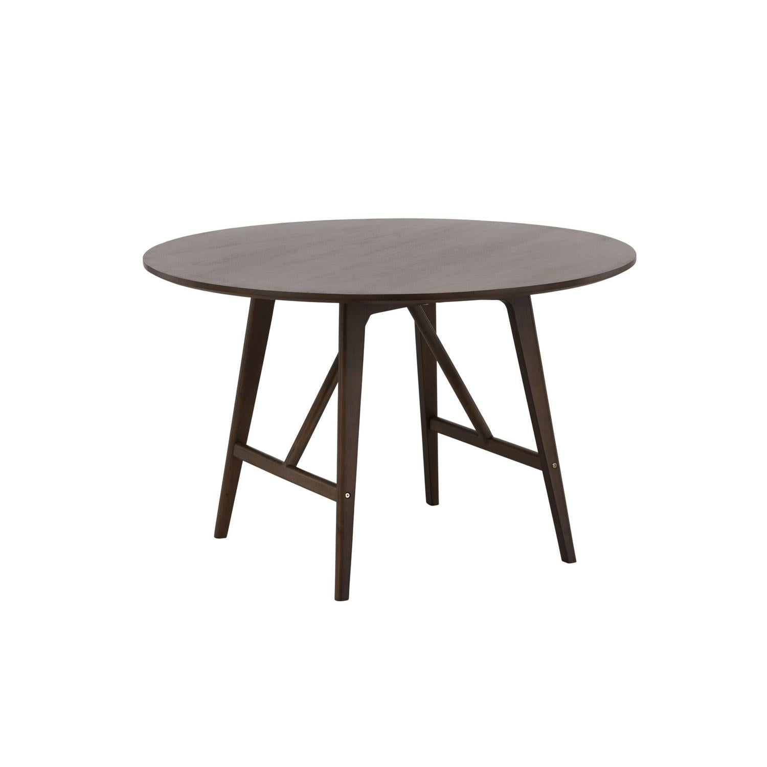 Esstisch Kaseidon Ø100cm - Dunkelbraun-Esstische Rund-Venture Home-le canapé