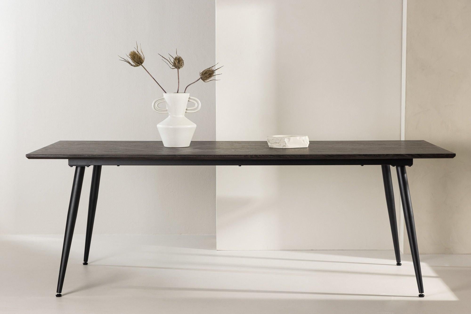 Esstisch Keholmen 220cm - Mokka-Esstisch Rechteckig-Vind-le canapé