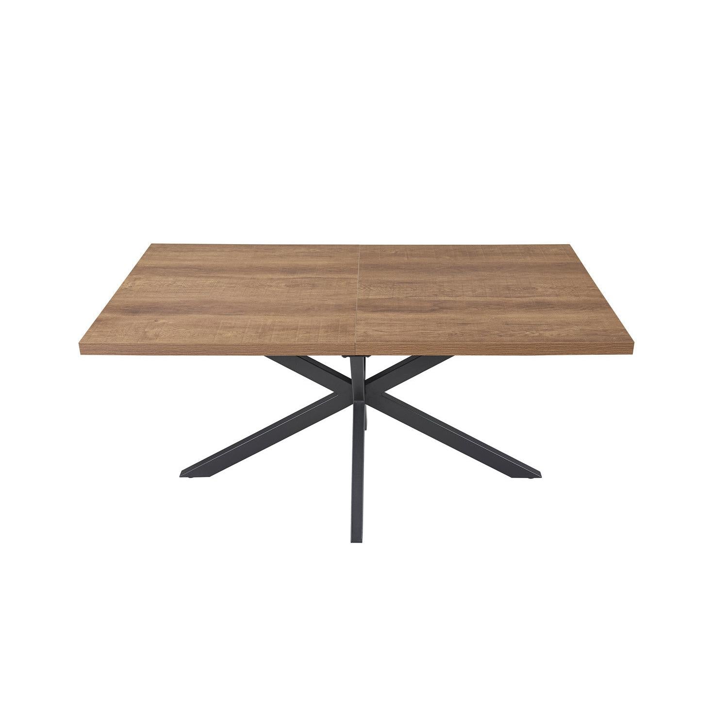 Esstisch Kos ausziehbar 160-200cm - Dunkelbraun-Esstisch ausziehbar-Rousseau-le canapé