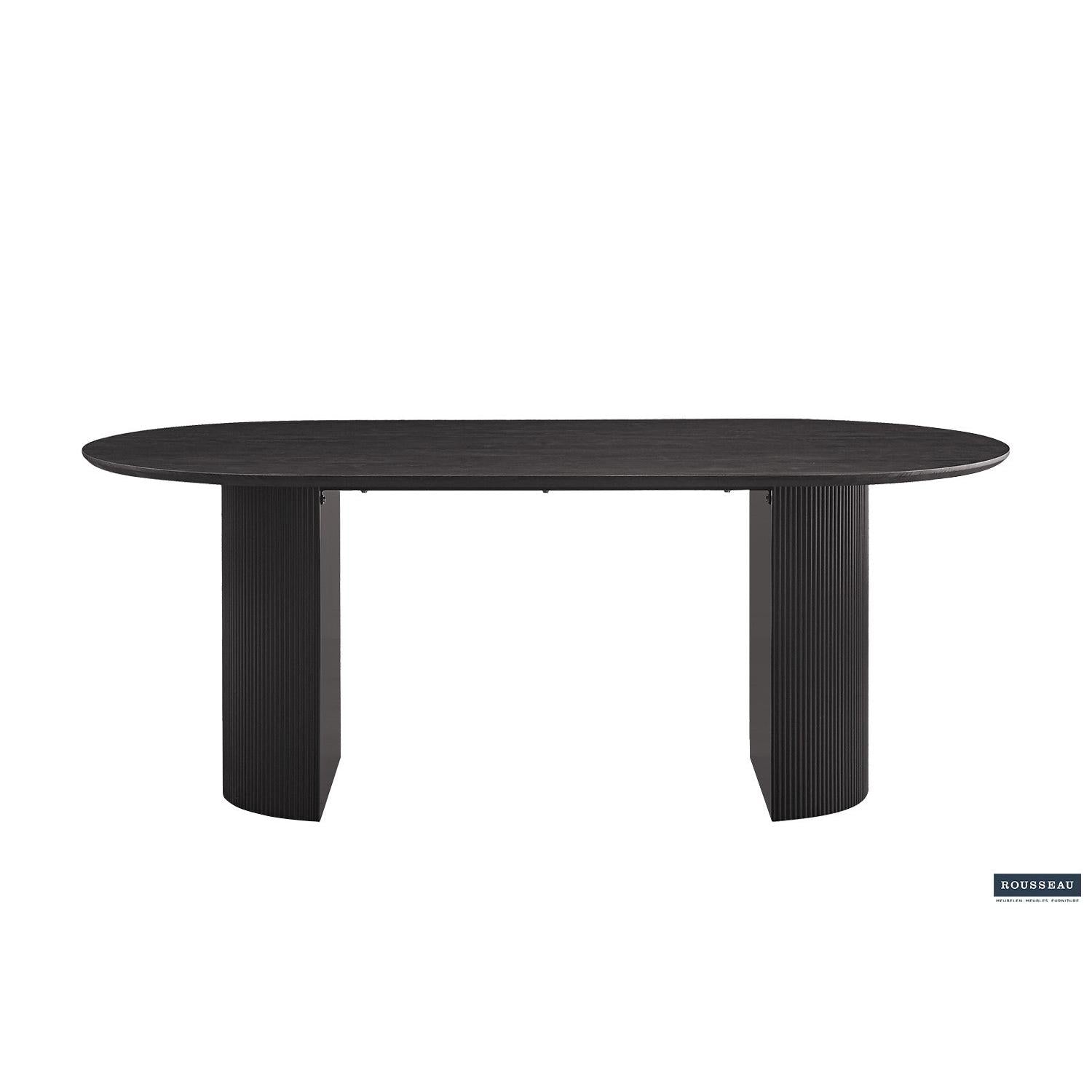 Esstisch Lagos 200cm Oval - Dunkelbraun-Esstisch Oval-Rousseau-le canapé
