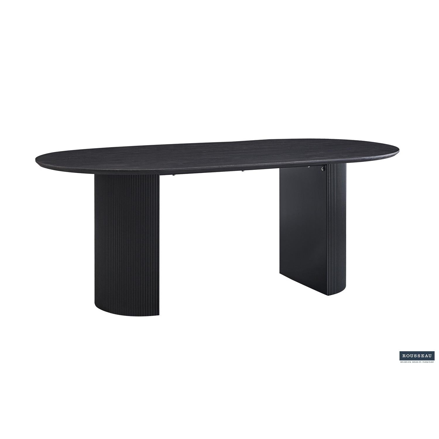 Esstisch Lagos 200cm Oval - Dunkelbraun-Esstisch Oval-Rousseau-le canapé