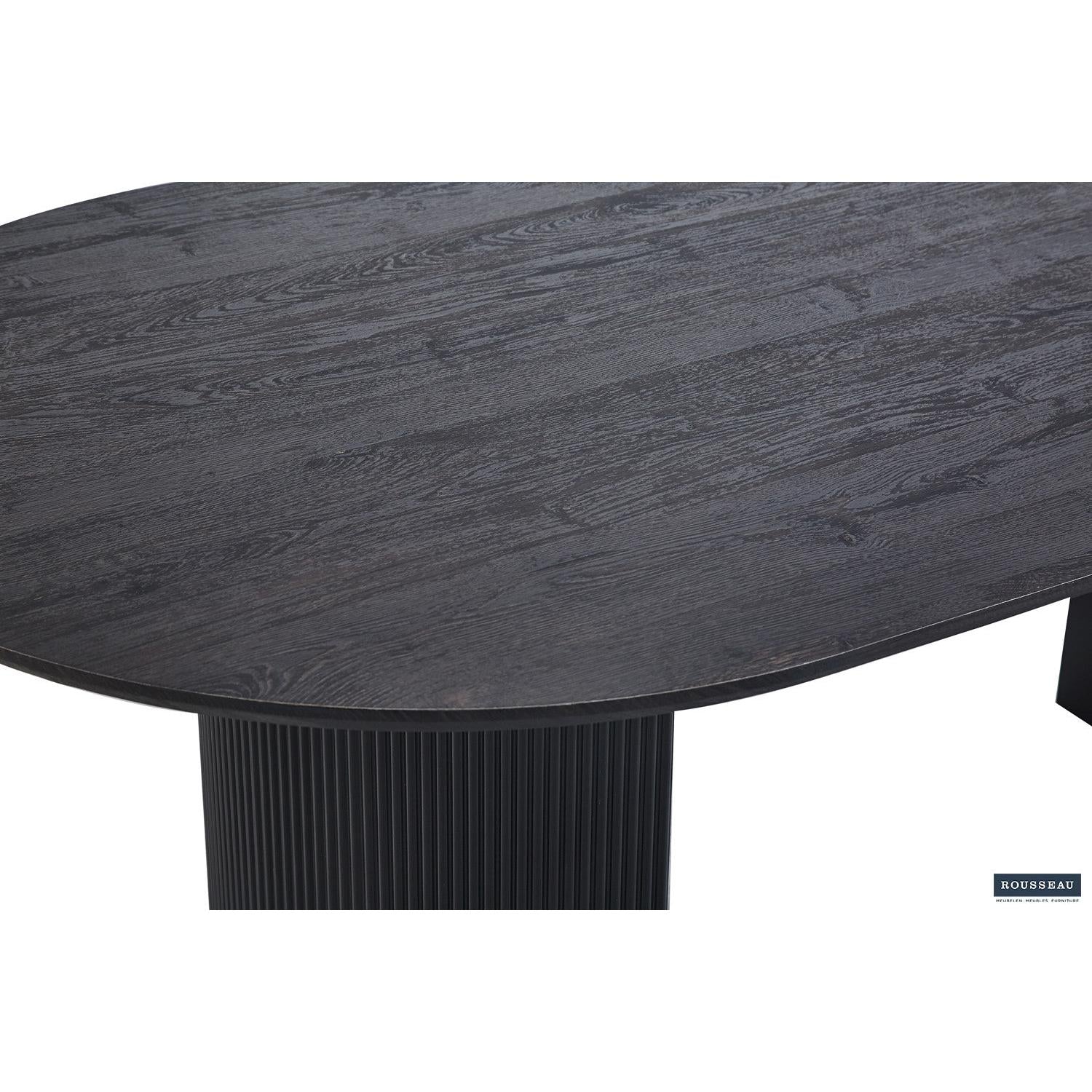 Esstisch Lagos 200cm Oval - Dunkelbraun-Esstisch Oval-Rousseau-le canapé