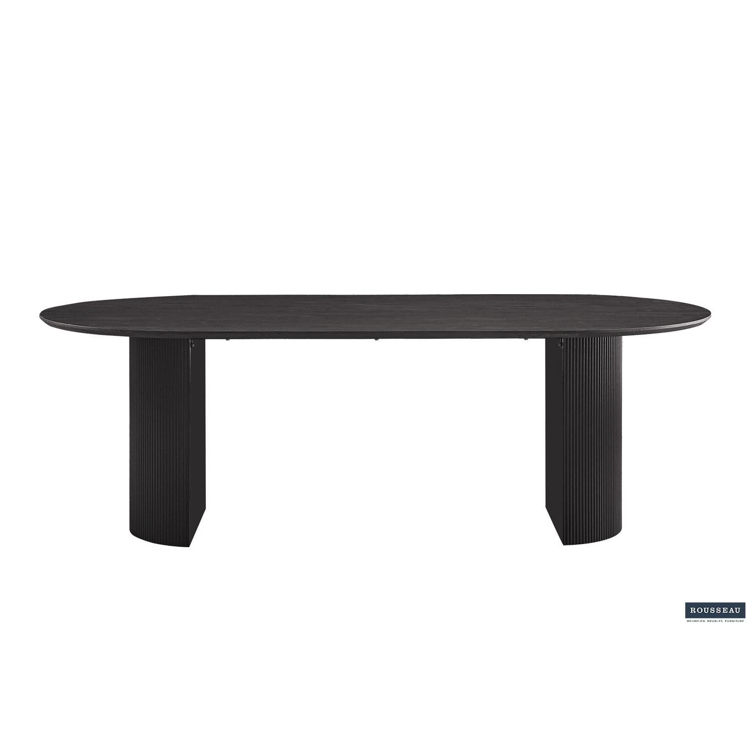 Esstisch Lagos 220cm Oval - Dunkelbraun-Esstisch Oval-Rousseau-le canapé
