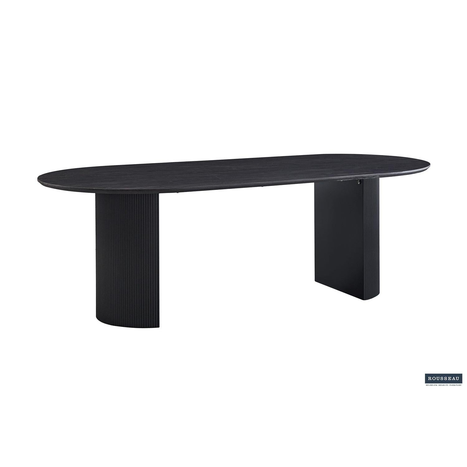 Esstisch Lagos 220cm Oval - Dunkelbraun-Esstisch Oval-Rousseau-le canapé