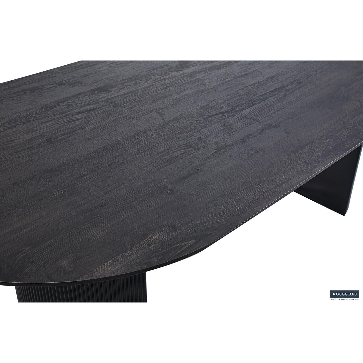 Esstisch Lagos 220cm Oval - Dunkelbraun-Esstisch Oval-Rousseau-le canapé