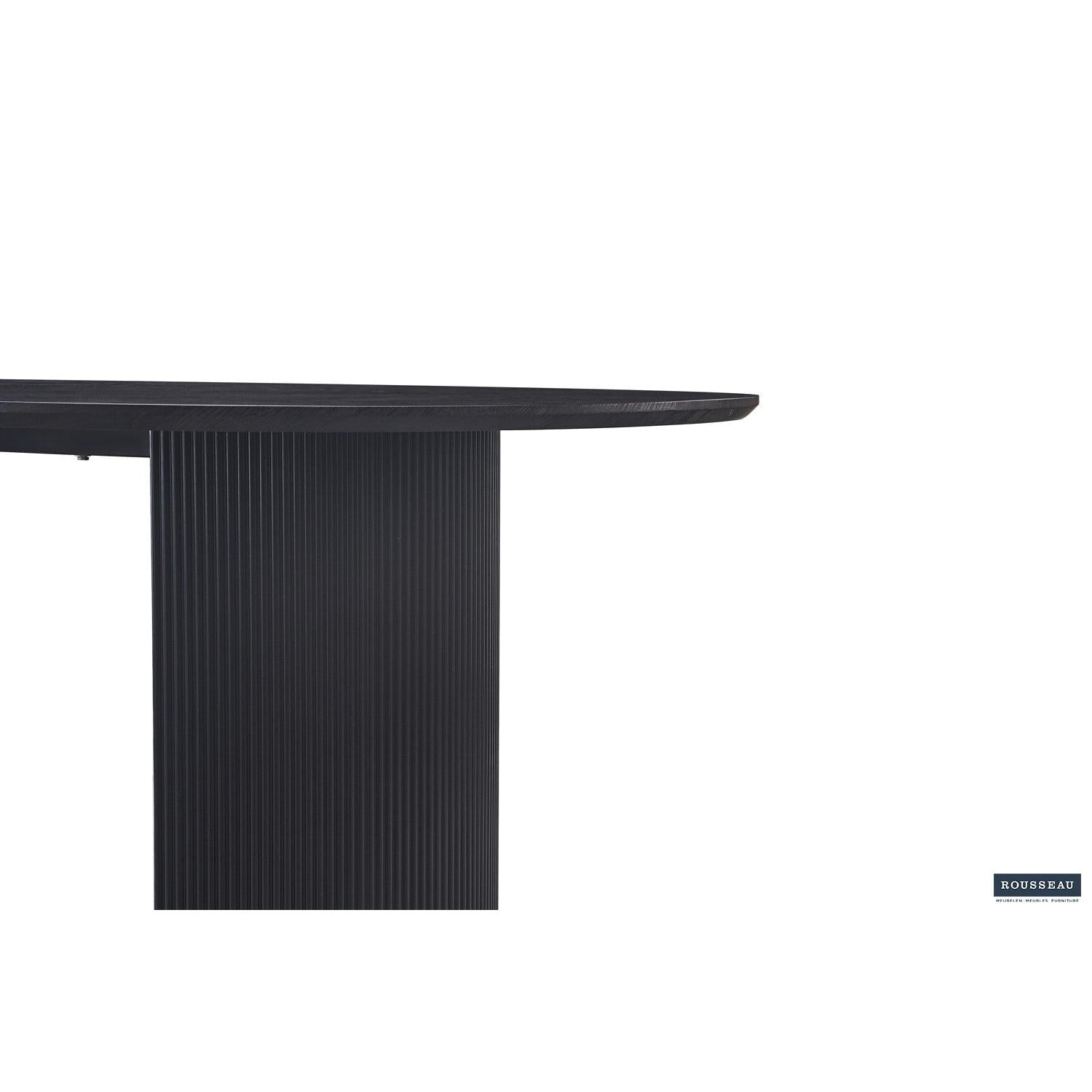 Esstisch Lagos 220cm Oval - Dunkelbraun-Esstisch Oval-Rousseau-le canapé