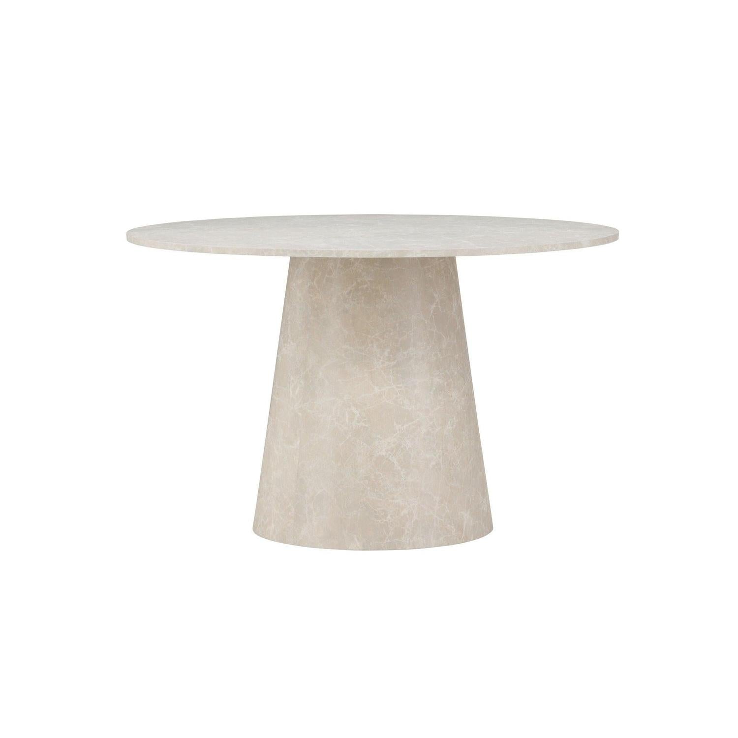 Esstisch Lanzo Ø120cm - Beige Marmor Optik7340220833099Esstisch Rund