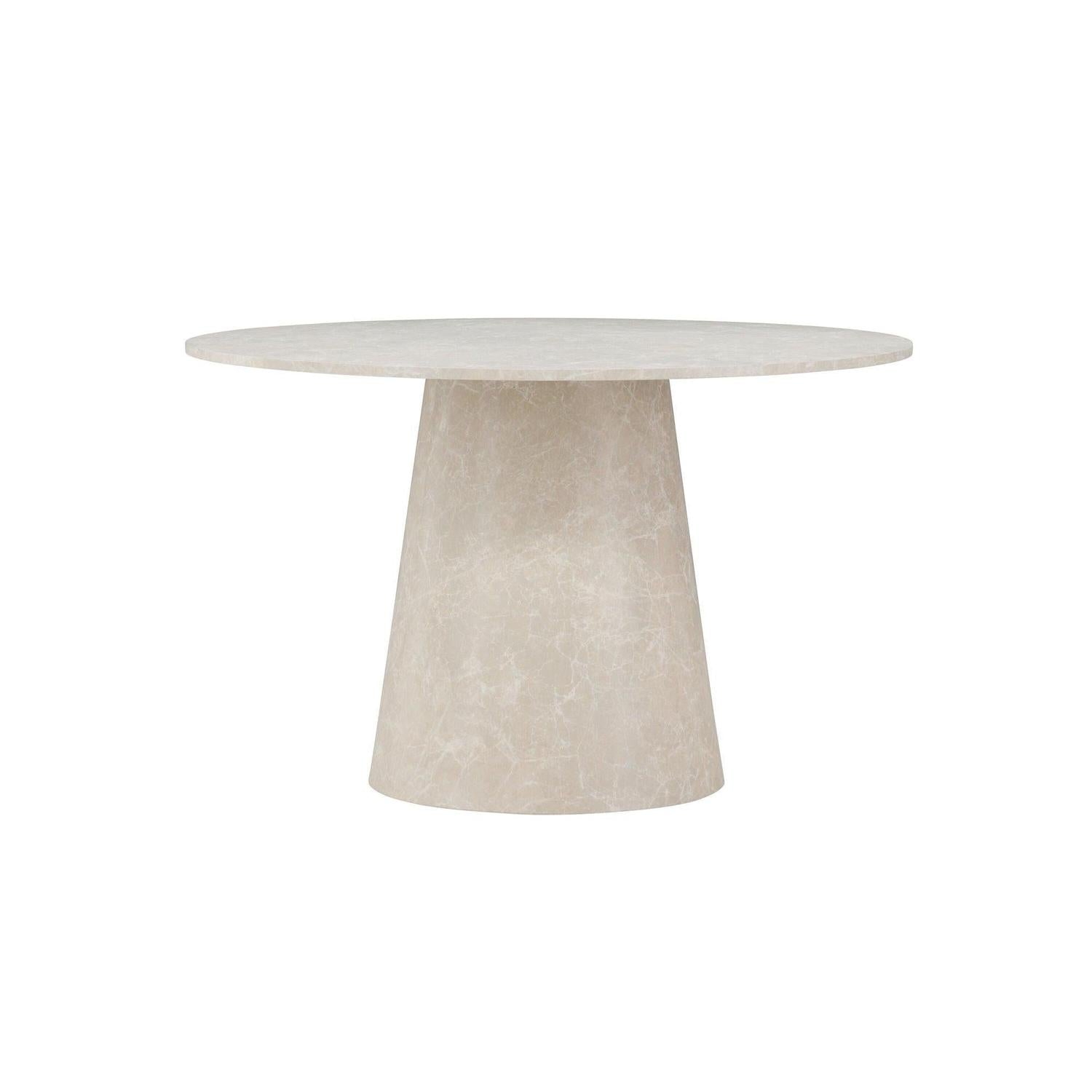 Esstisch Lanzo Ø120cm - Beige Marmor Optik7340220833099Esstisch Rund
