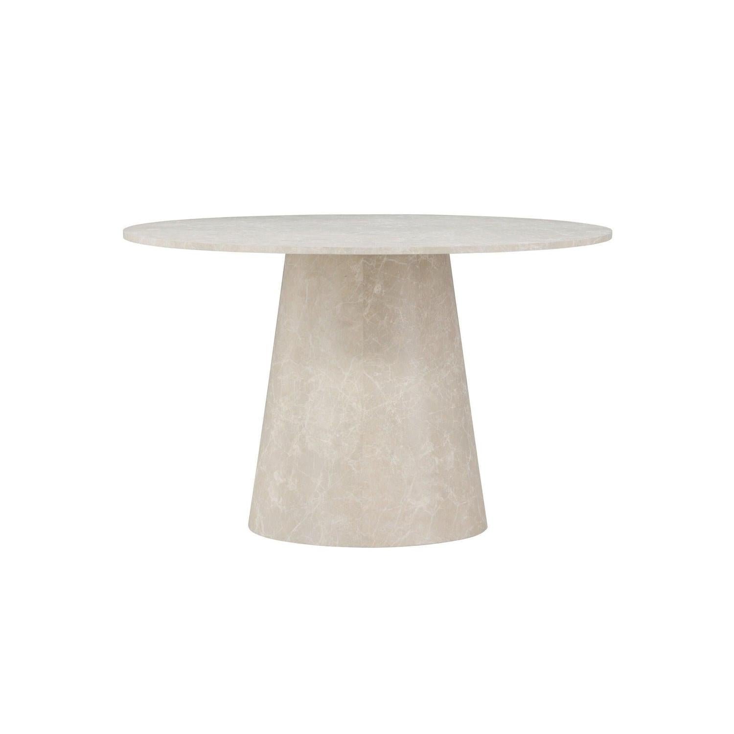 Esstisch Lanzo Ø120cm - Beige Marmor Optik7340220833099Esstisch Rund